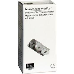 Eine Packung mit 40 Schutzkappen für ein Infrarot-Ohrthermometer.