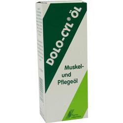 Das Bild zeigt eine weiße und grüne Verpackung von Muskel- und Pflegeöl.